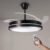 Ventilador de Teche Led Black Olga 107 Cm